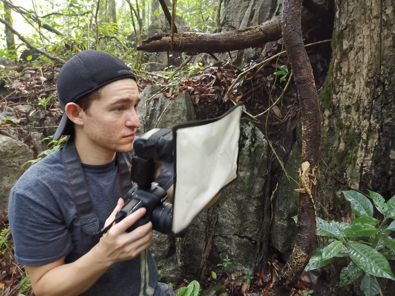 JJ photographing