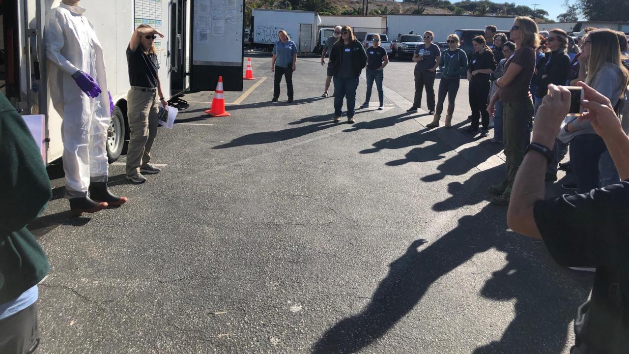 OWS training attendees