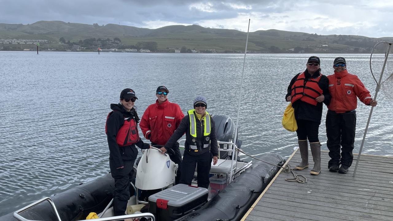 Jamie, Jennie, Colleen, Wendy and Kyra at MOTC training in Bodega Bay