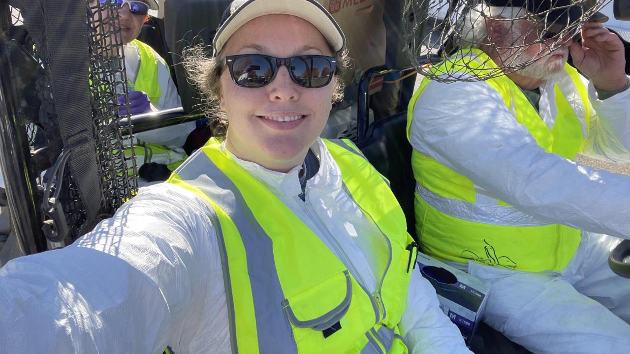 response team members in a UTV