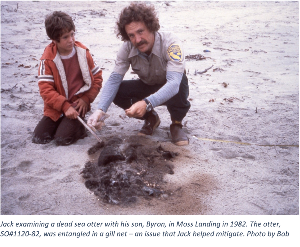 Jack Examining a Sea Otter