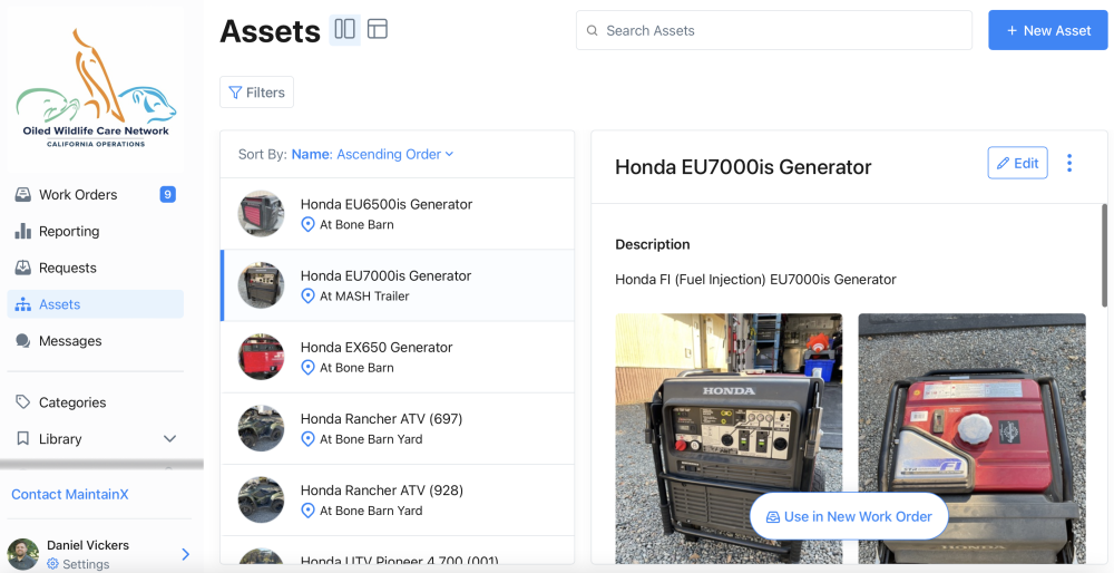 MaintainX Assets