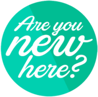 Are you new here? text