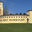 Humboldt Cal Poly Sign